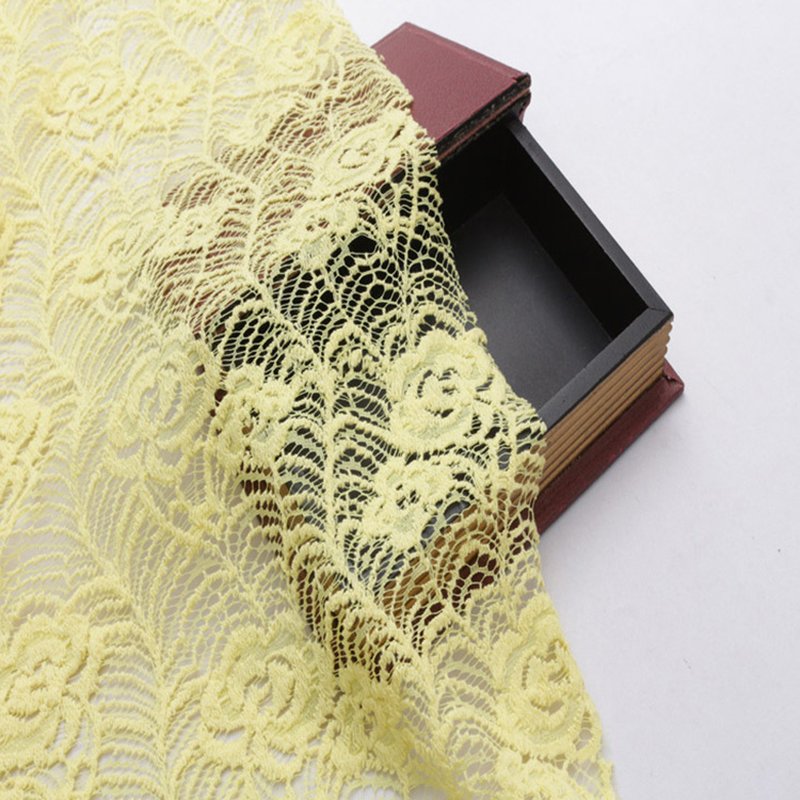 Lace Fabric Jacquard Women's Warp Knit for Women's Wear Wholesale Supp 5